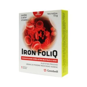 Goodwill Iron Foliq 30 kapsula