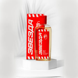 Crvena zvezda za kosu i telo